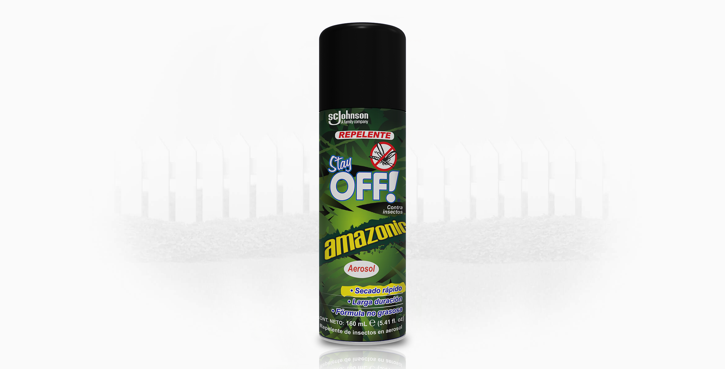 Stay OFF!® Amazonic Repelente de insectos en Aerosol 160 mL