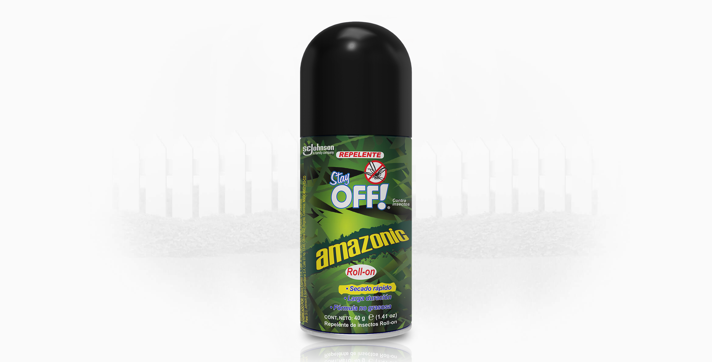 Stay OFF!® Amazonic Repelente de insectos en Roll on 40 g
