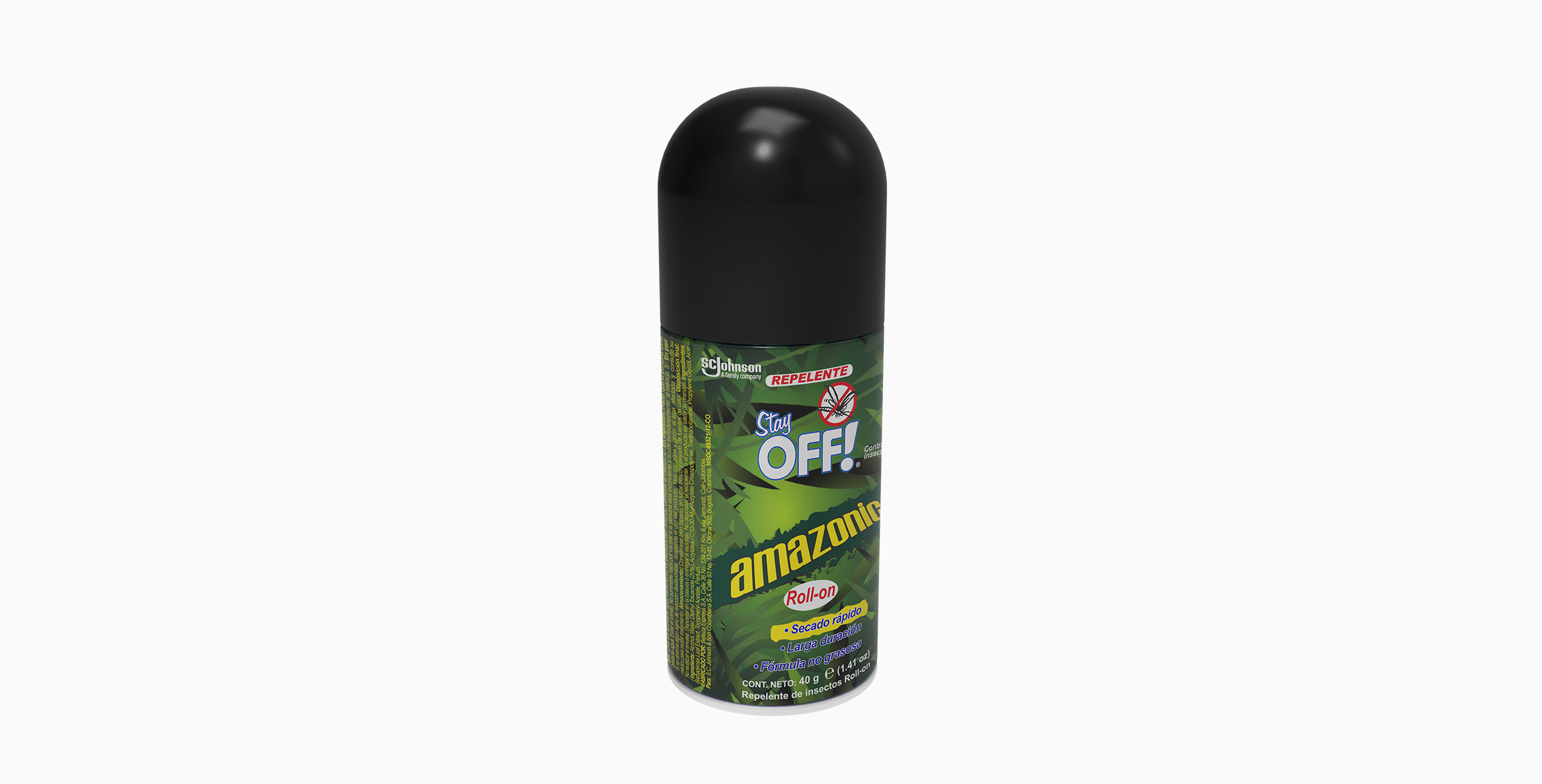 Stay OFF!® Amazonic Repelente de insectos en Roll on 40 g